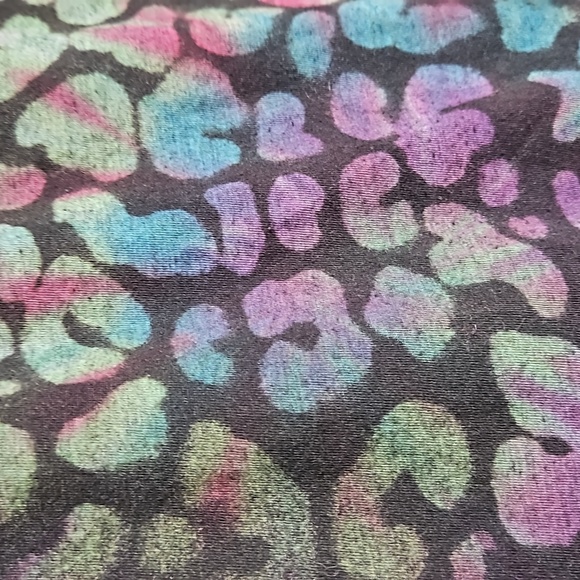 Big Girls Multicolor Cheetah Racerback Tank Top (L) - Picture 2 of 5